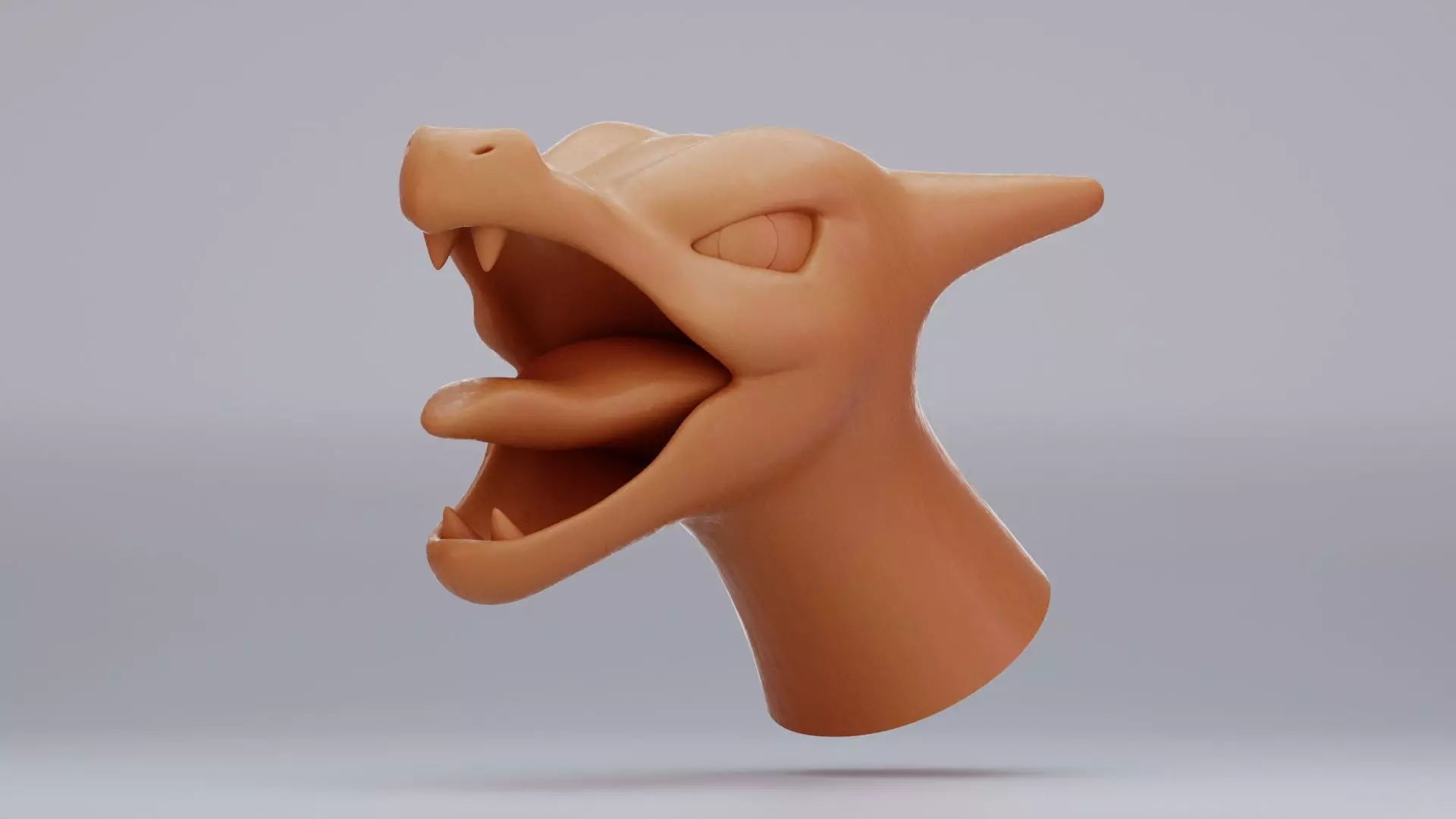 Charizard Head 3D print model Free 3D print model_0