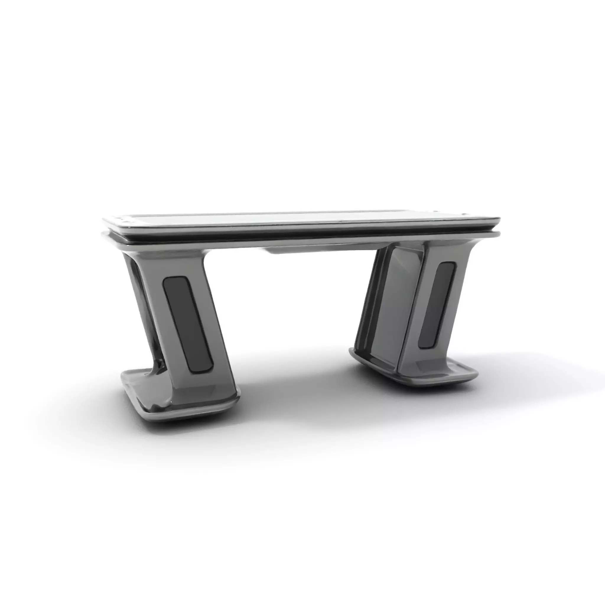 Futuristic Gaming Desk Model Pack Low-poly 3D model_0