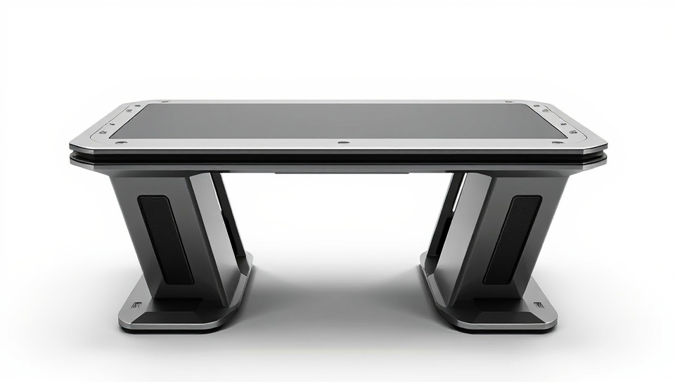 Futuristic Gaming Desk Model Pack Low-poly 3D model_2