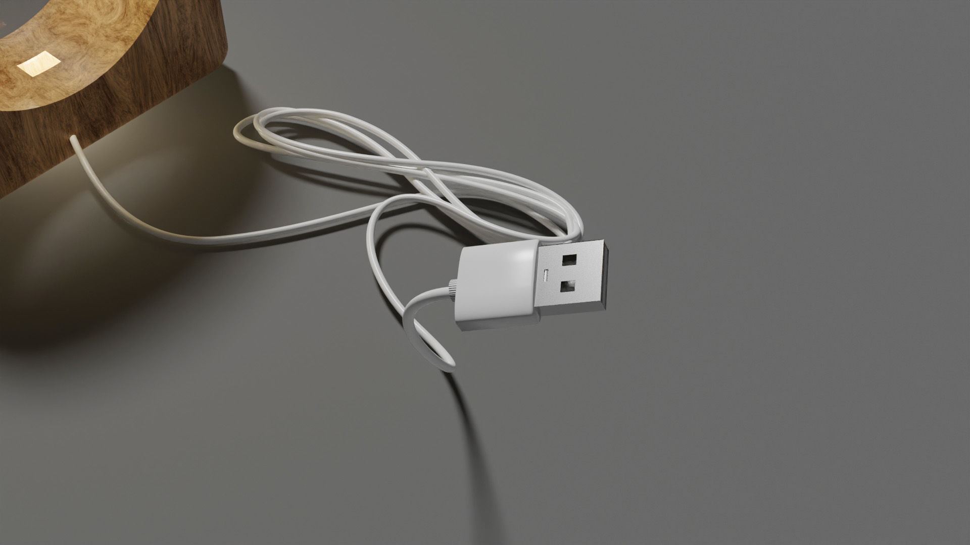 Crystal Glass Lamp 3D model_3