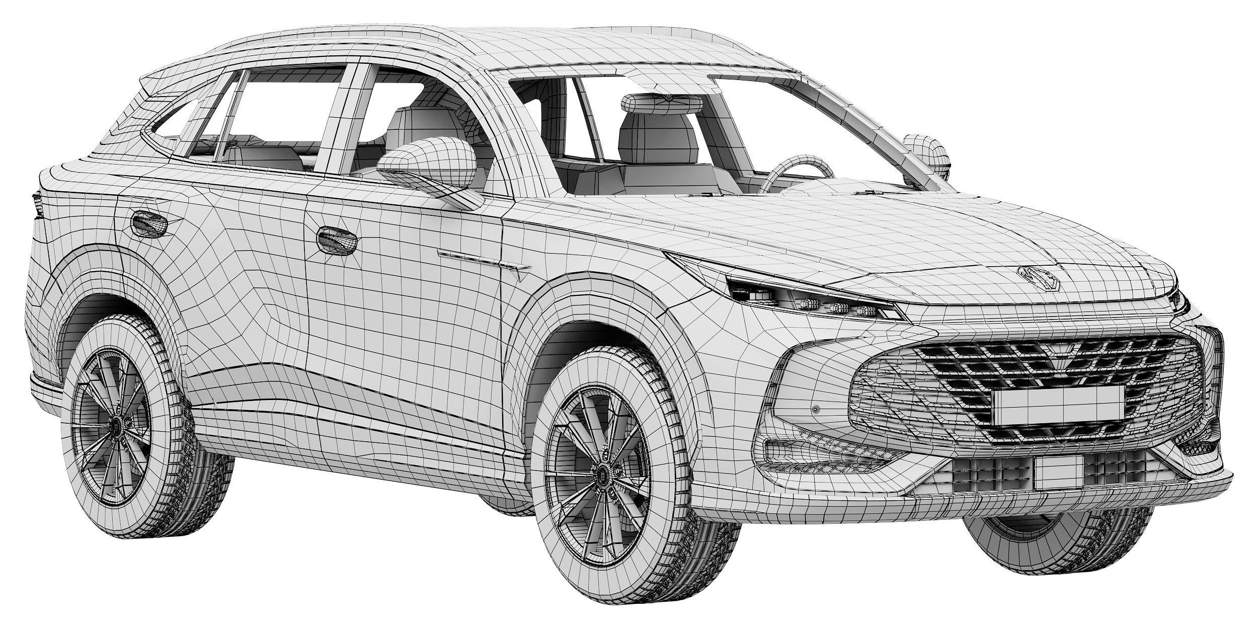 MG HS 2025 3D model_14