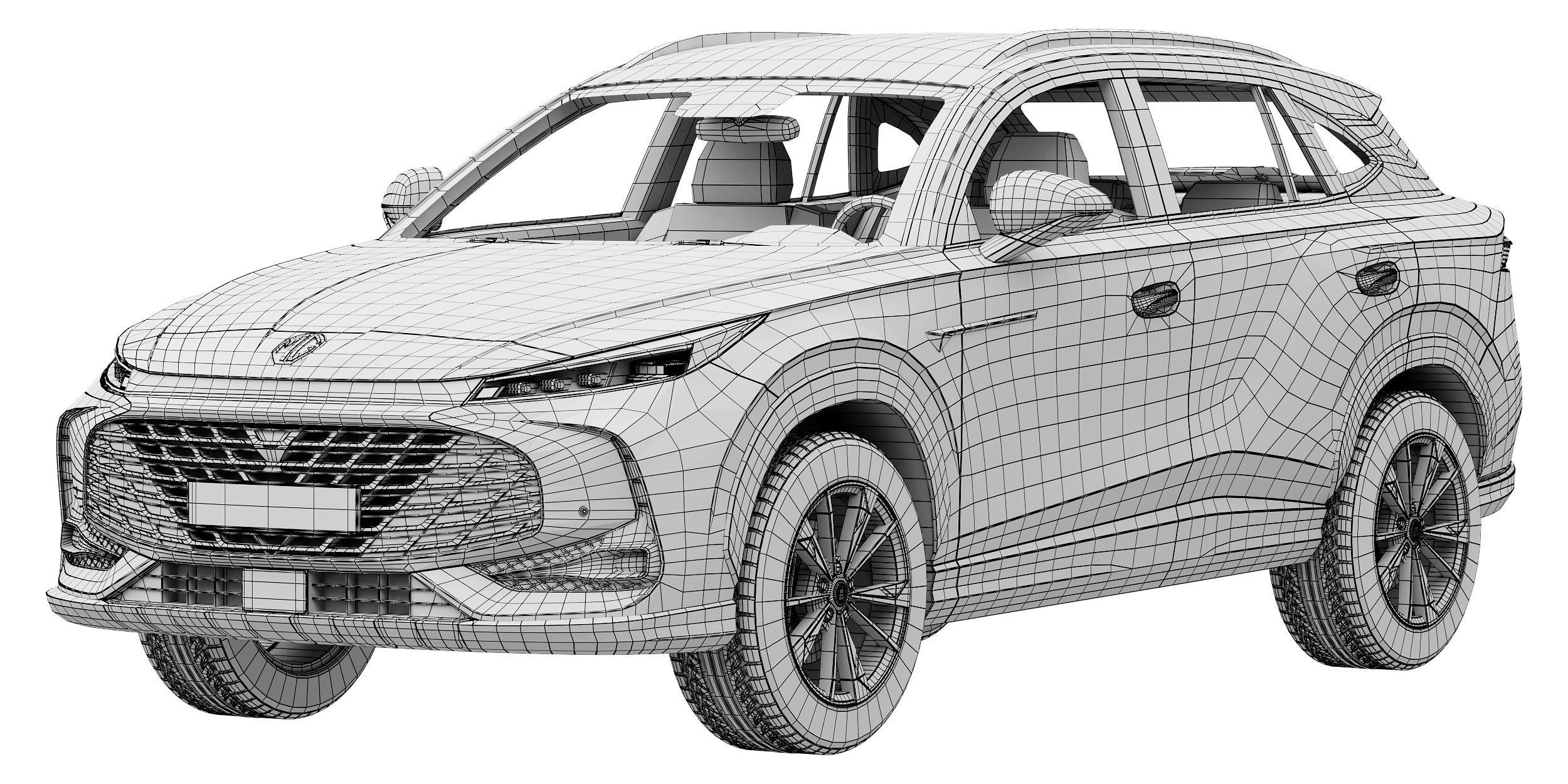 MG HS 2025 3D model_13