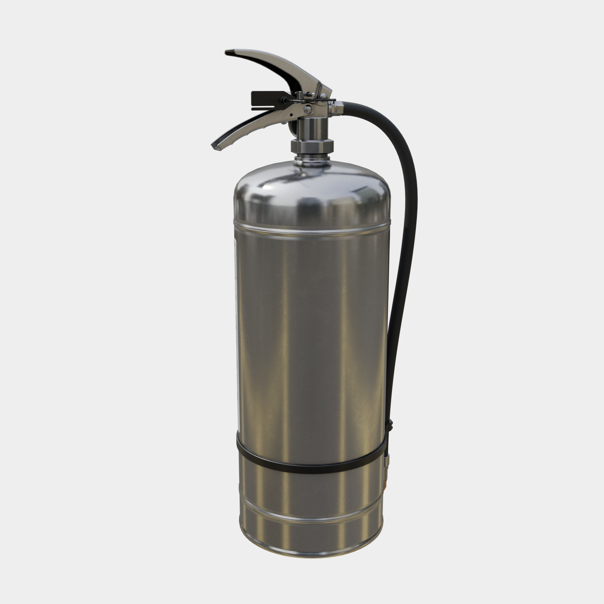 k-guard fire extinguisher Low-poly 3D model_2