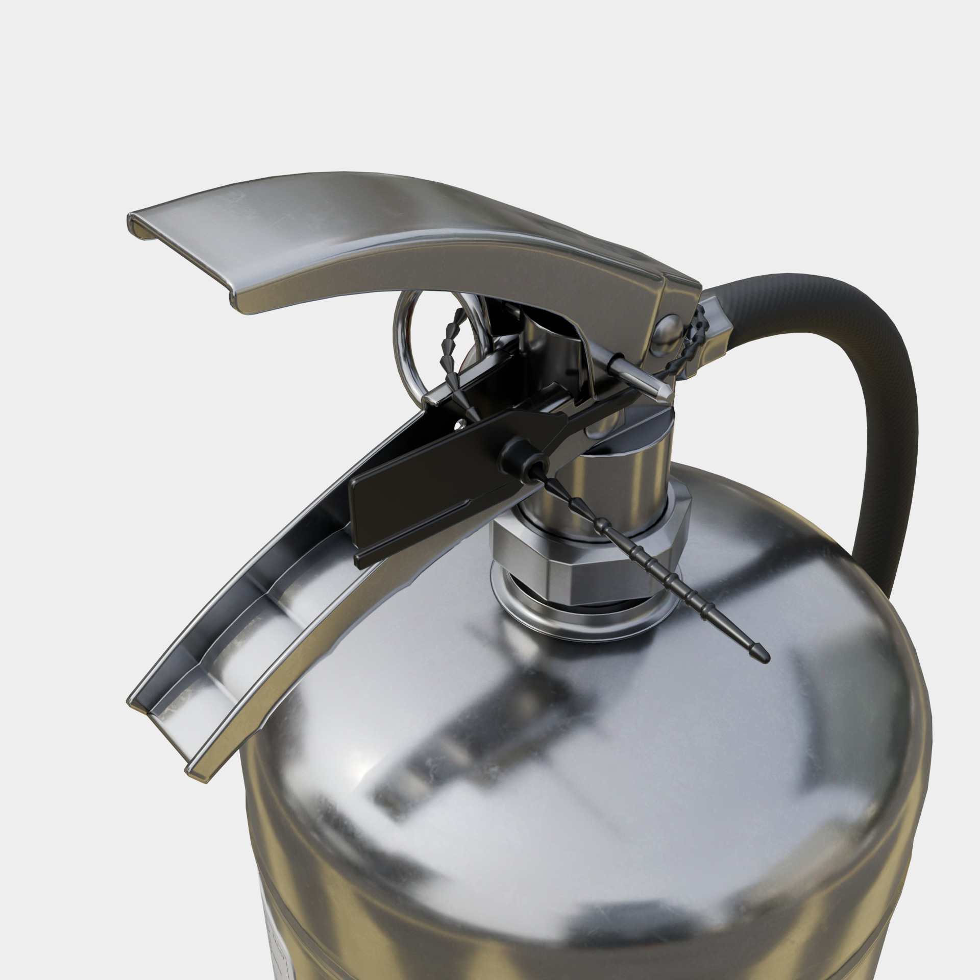 k-guard fire extinguisher Low-poly 3D model_6