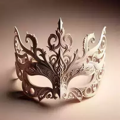 Elven Filigree Eye Mask