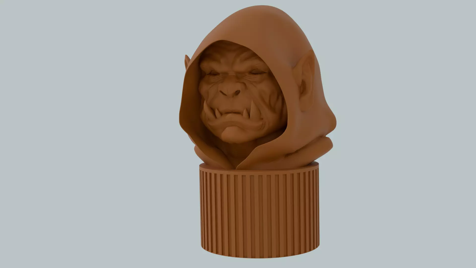 beast character face Free 3D model