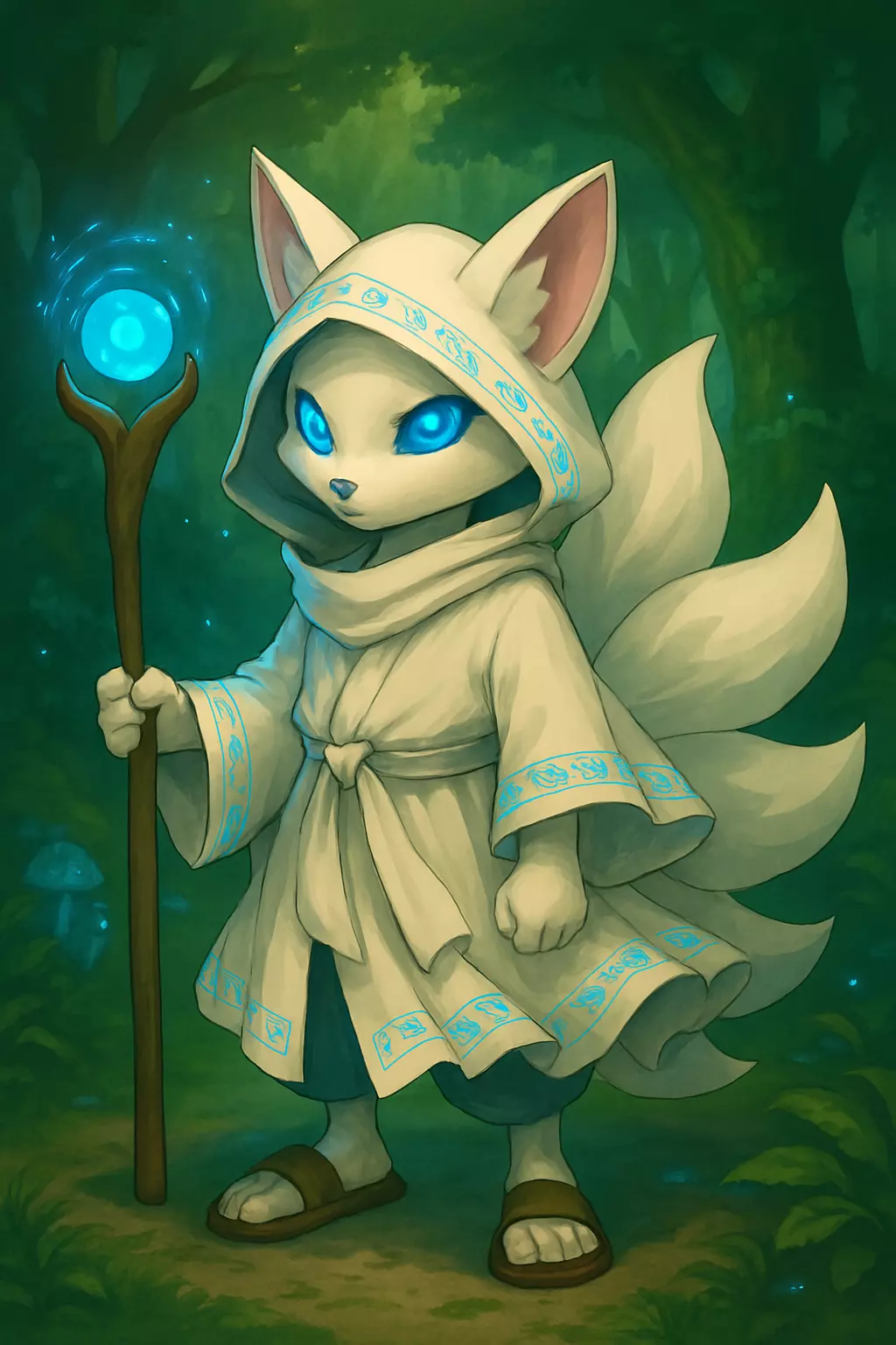 Wizard Fox Free 3D model