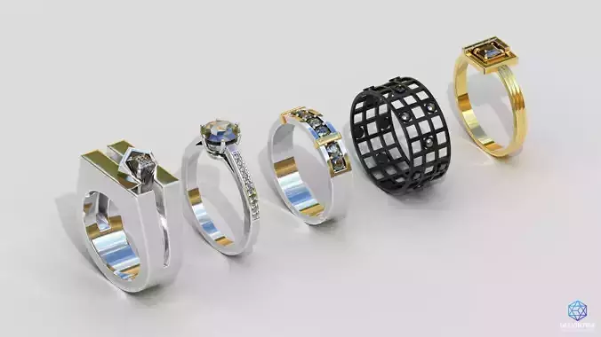 Ring 3D Model Pack