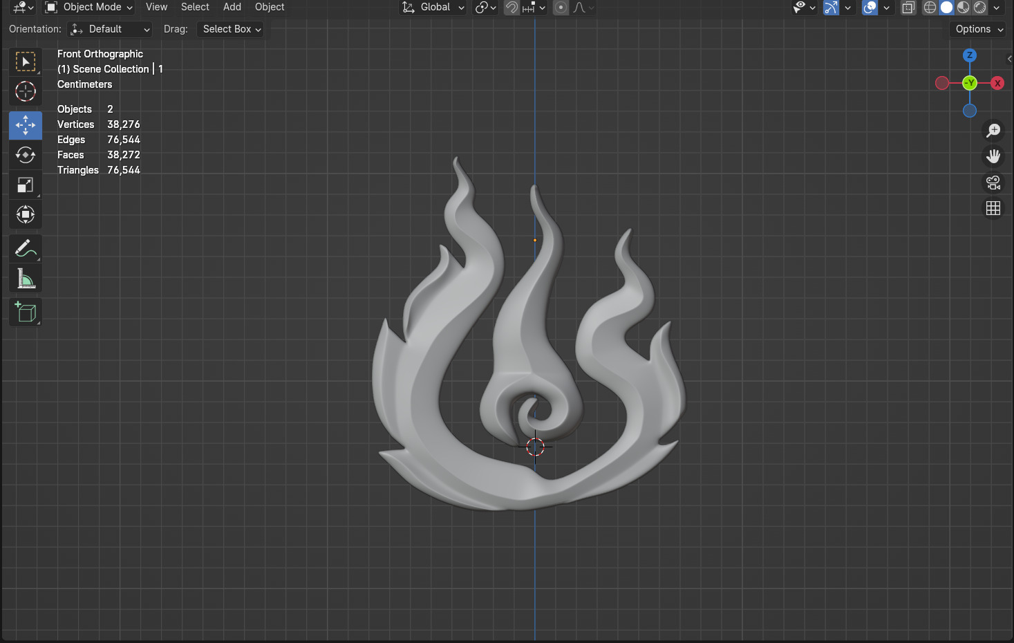3D Objects fire Texture_3