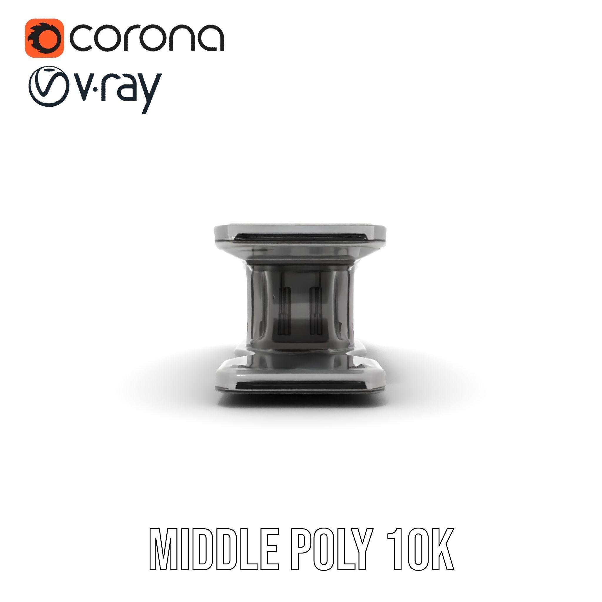 Futuristic Control Console model pack with hightech features Low-poly 3D model_18