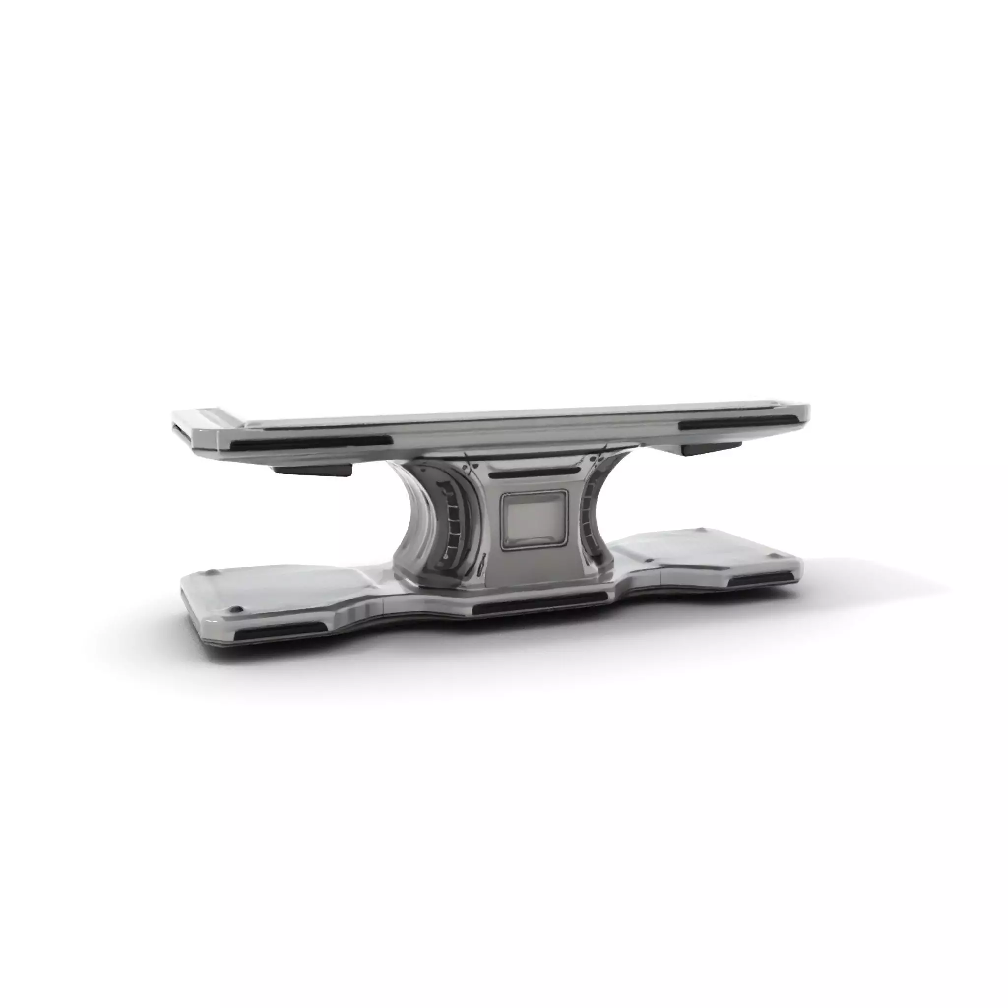 Futuristic Control Console model pack with hightech features Low-poly 3D model_0