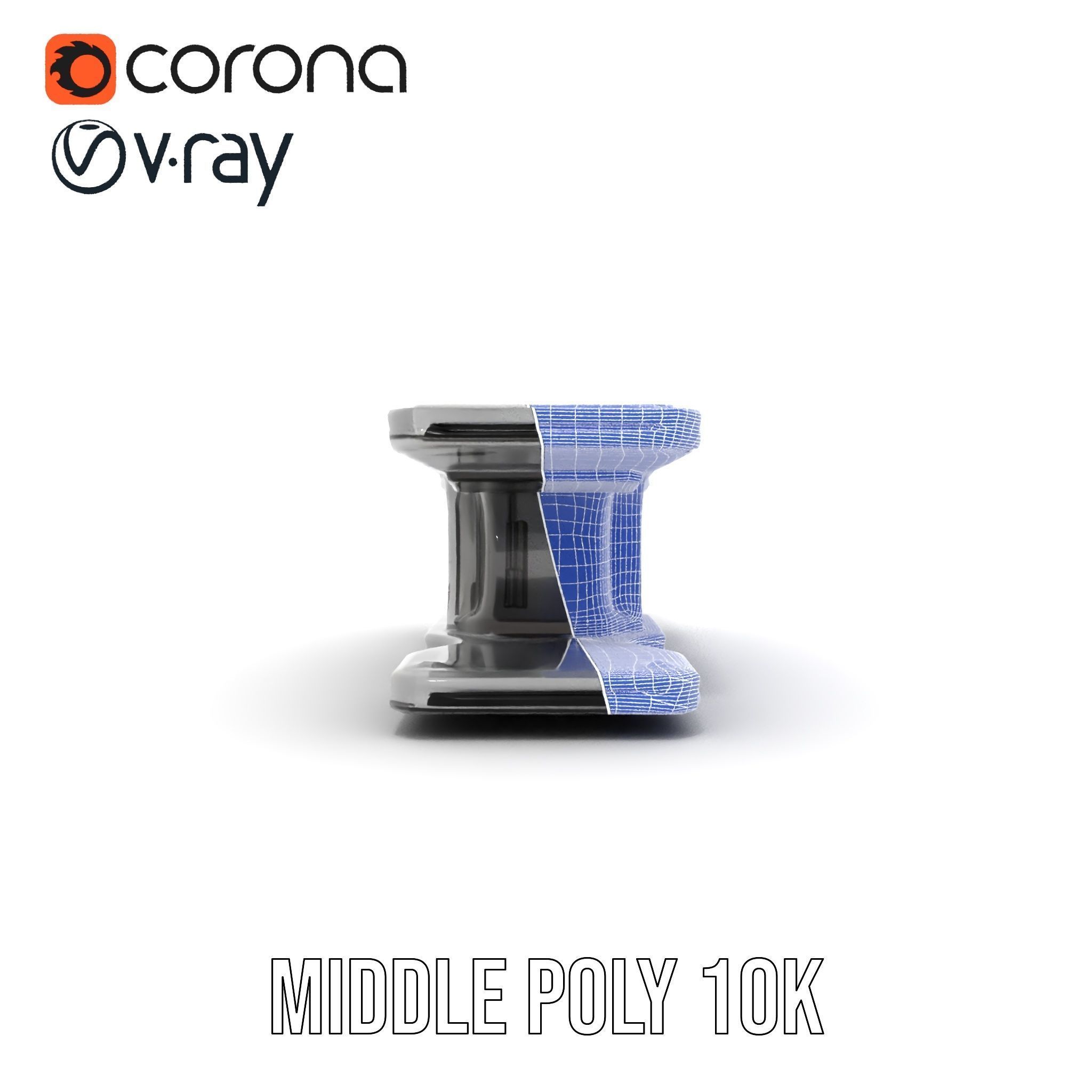 Futuristic Control Console model pack with hightech features Low-poly 3D model_30