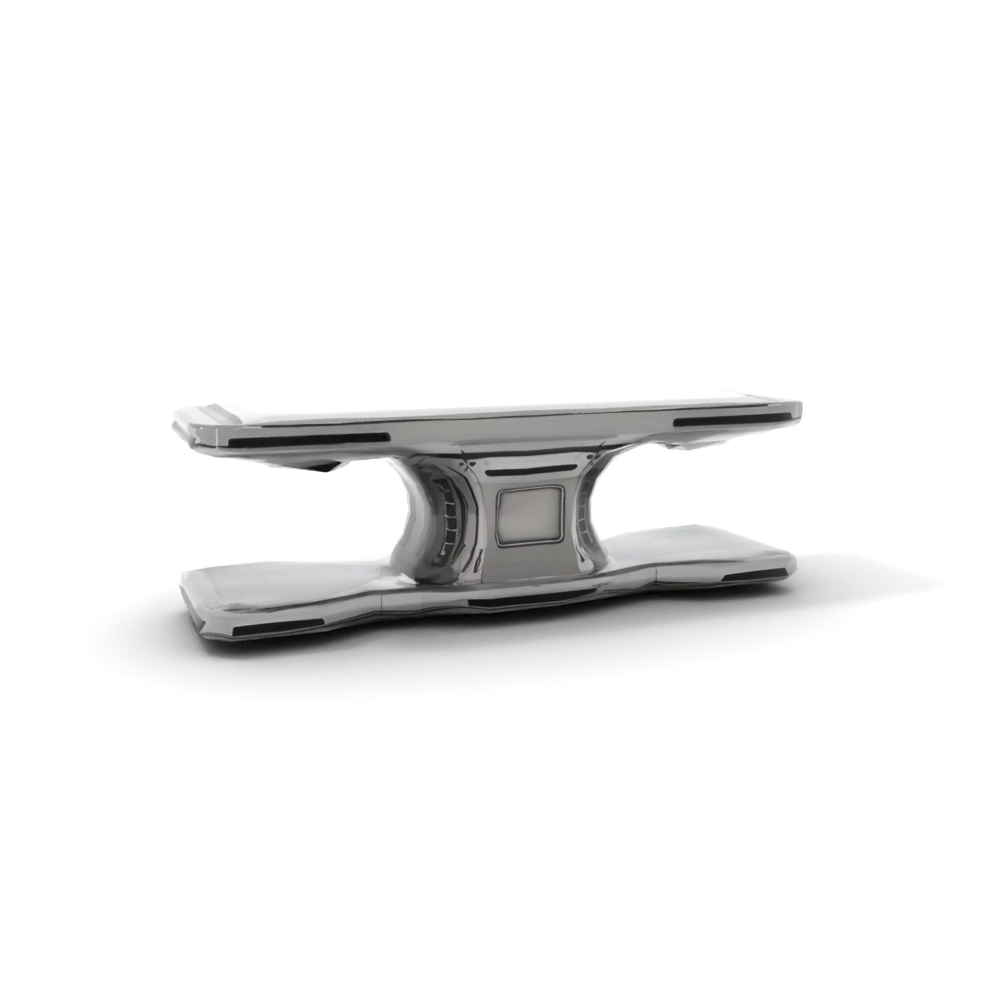 Futuristic Control Console model pack with hightech features Low-poly 3D model_7