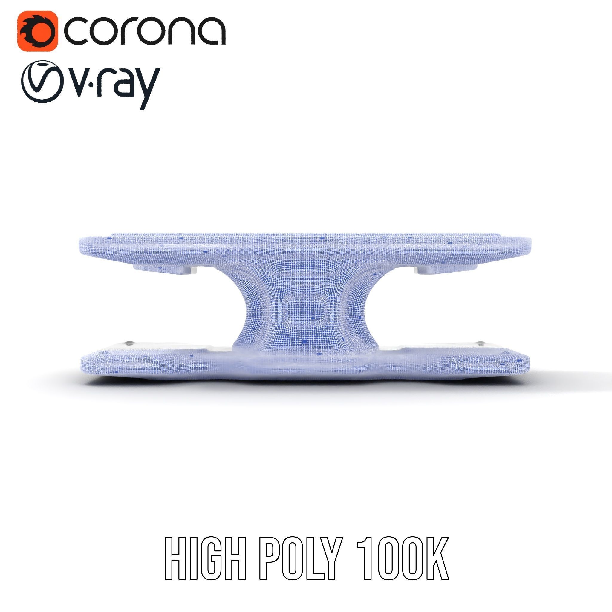 Futuristic Control Console model pack with hightech features Low-poly 3D model_32