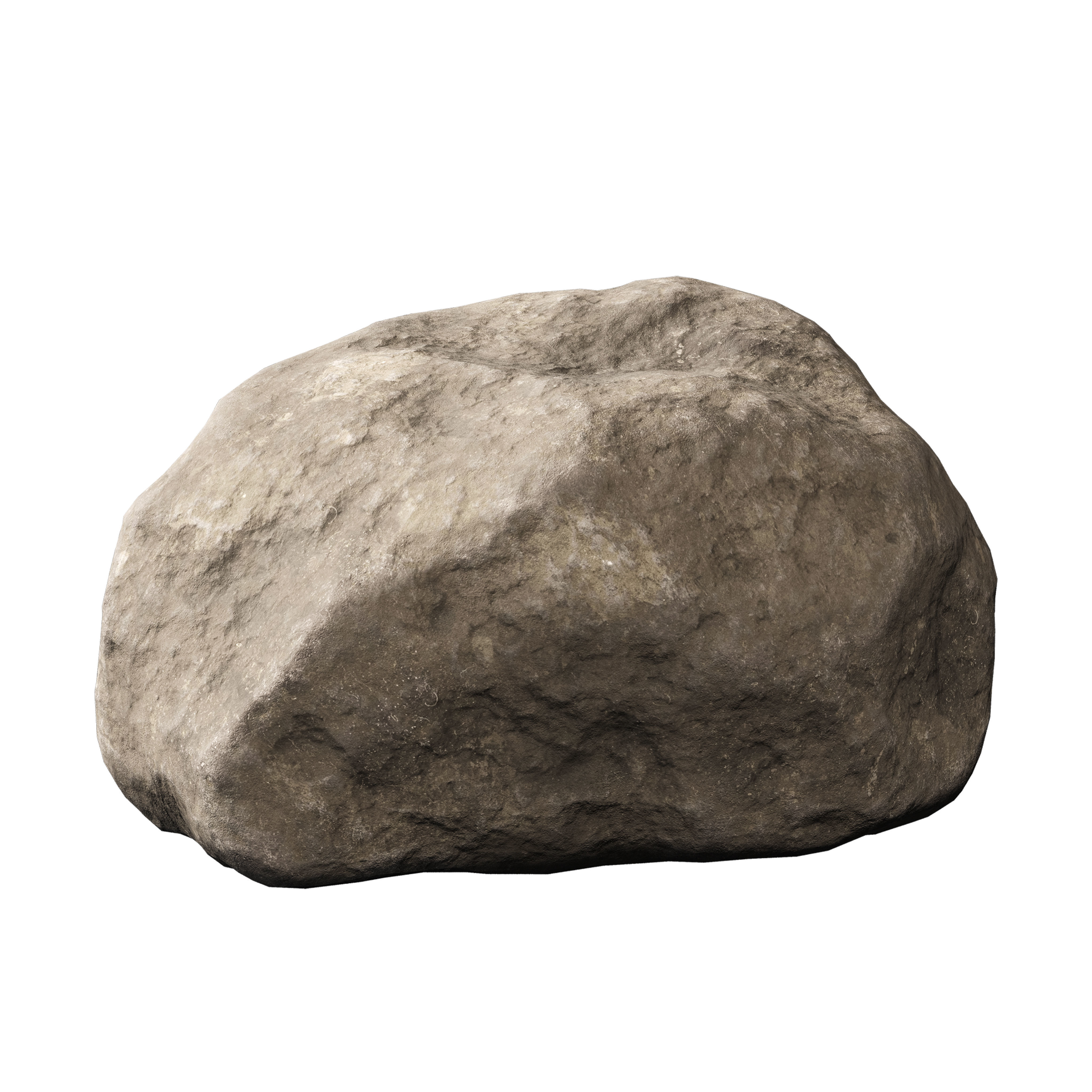 Low Poly Rocks Set 07 3D model_5