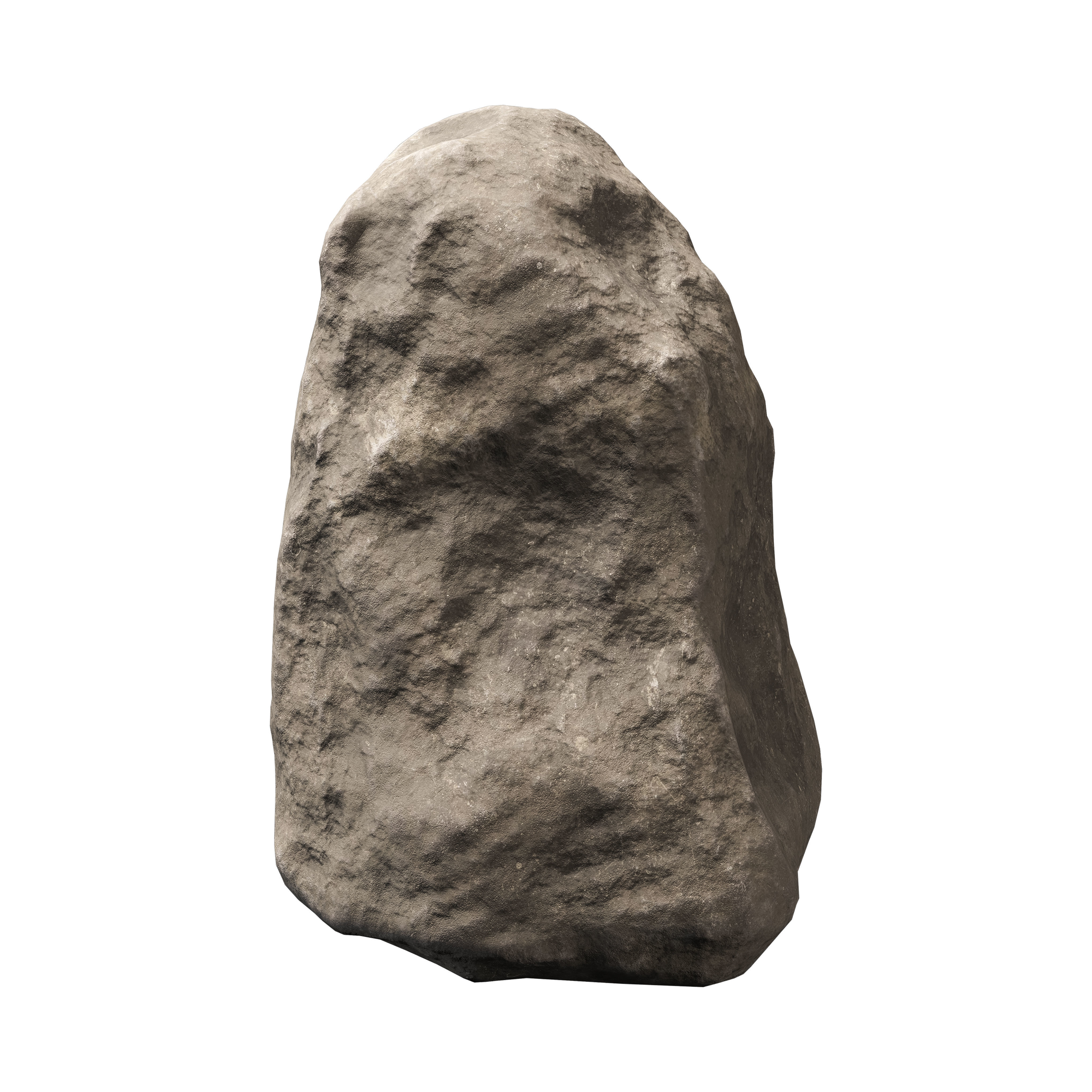 Low Poly Rocks Set 07 3D model_3