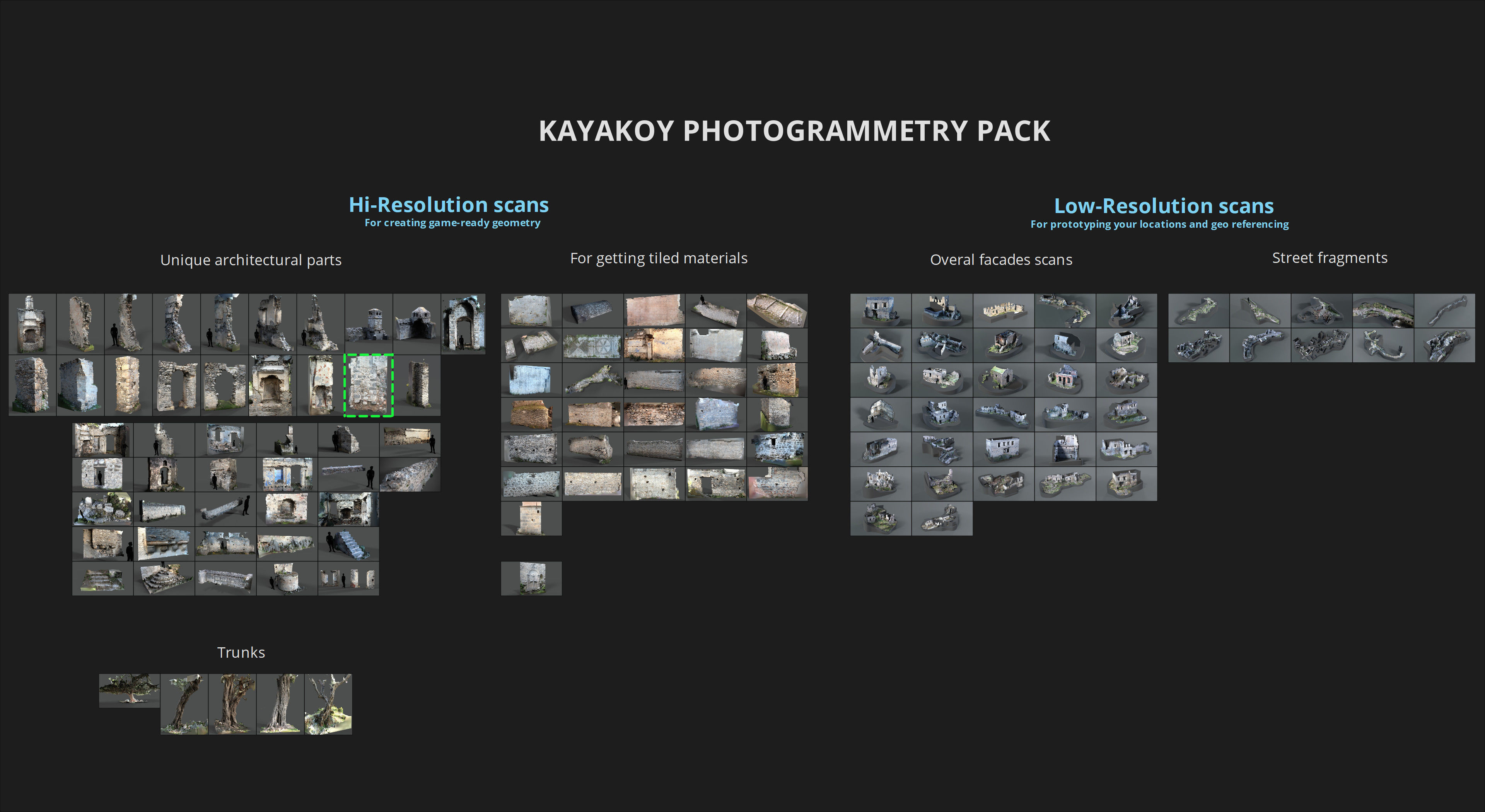 Abandoned House Ruined Part Scan - Fireplace Backwall 02 3D model_17