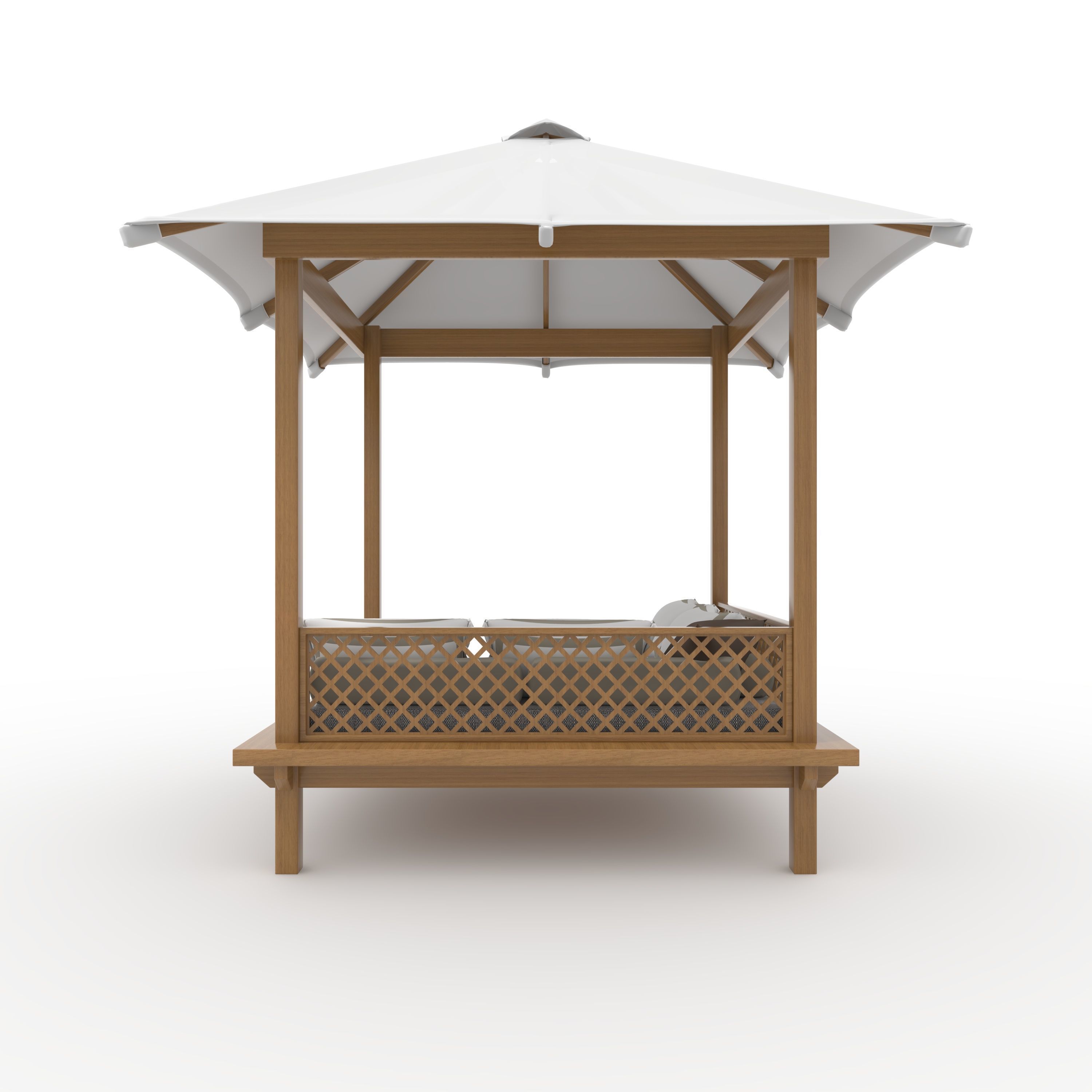 Poolside Cabana 10 3D model_3