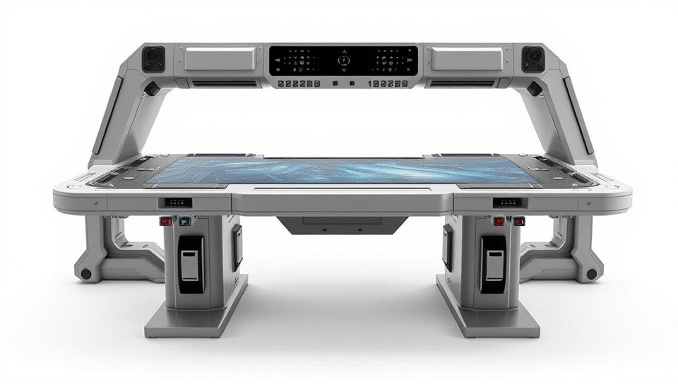 Futuristic Control Table model pack with interactive display Low-poly 3D model_2