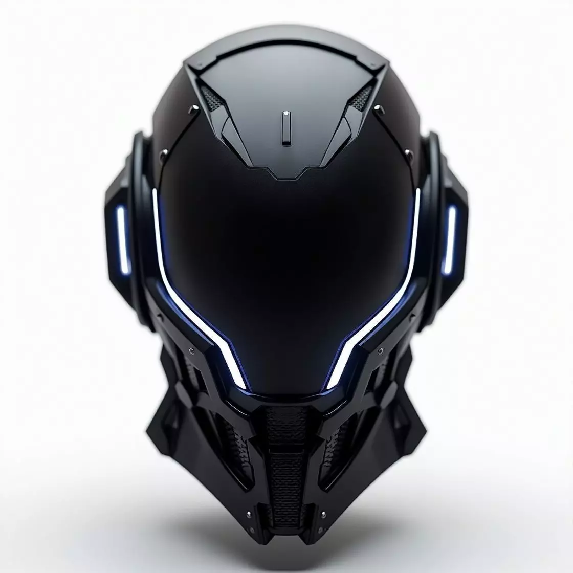 Sentinel Shadow Futuristic Sci-Fi Combat Helmet 3D Model Low-poly 3D model_0