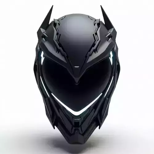 Phantom Apex  Futuristic Stealth Helmet 3D Model