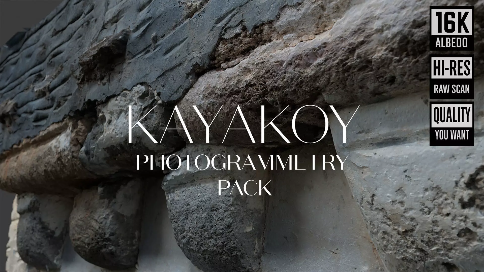 Abandoned House Ruined Part Scan - Fireplace Backwall 03 3D model_0