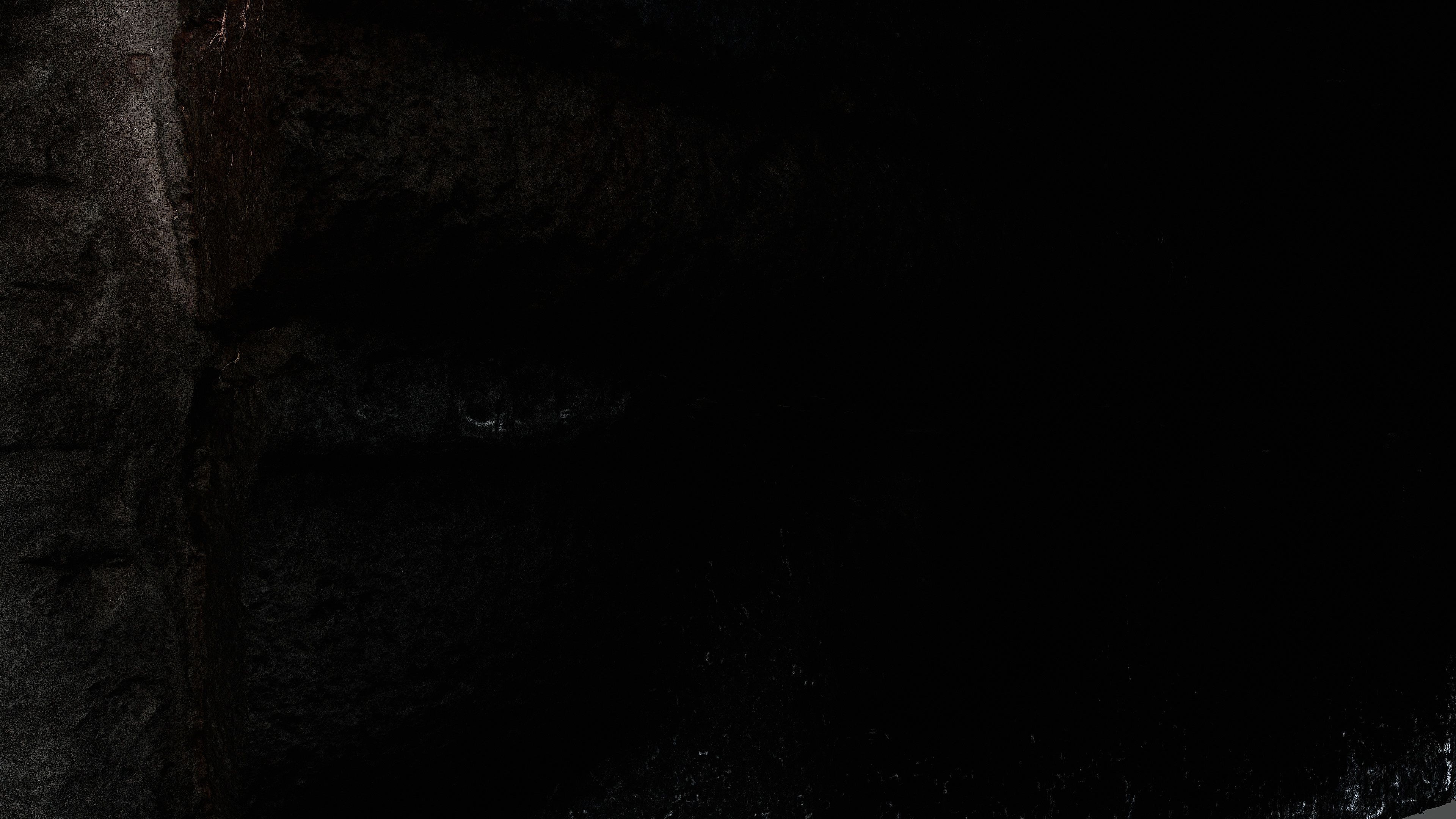 Abandoned House Ruined Part Scan - Fireplace Backwall 03 3D model_11