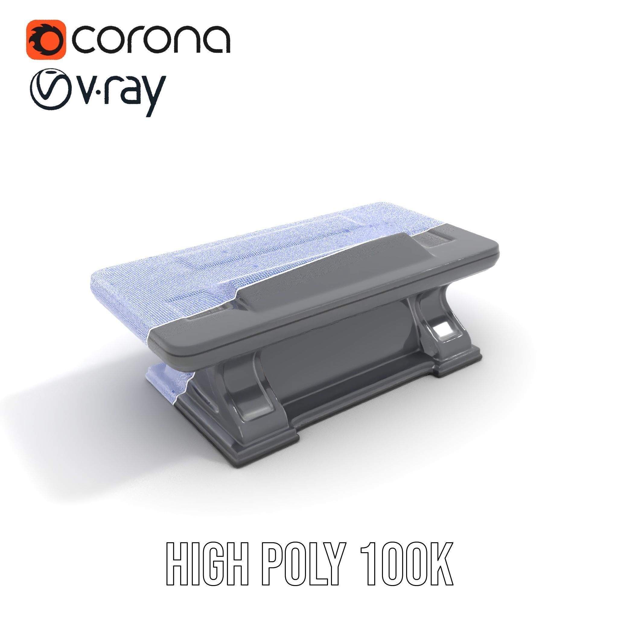 Futuristic Control Desk model pack with PBR Textures Low-poly 3D model_22