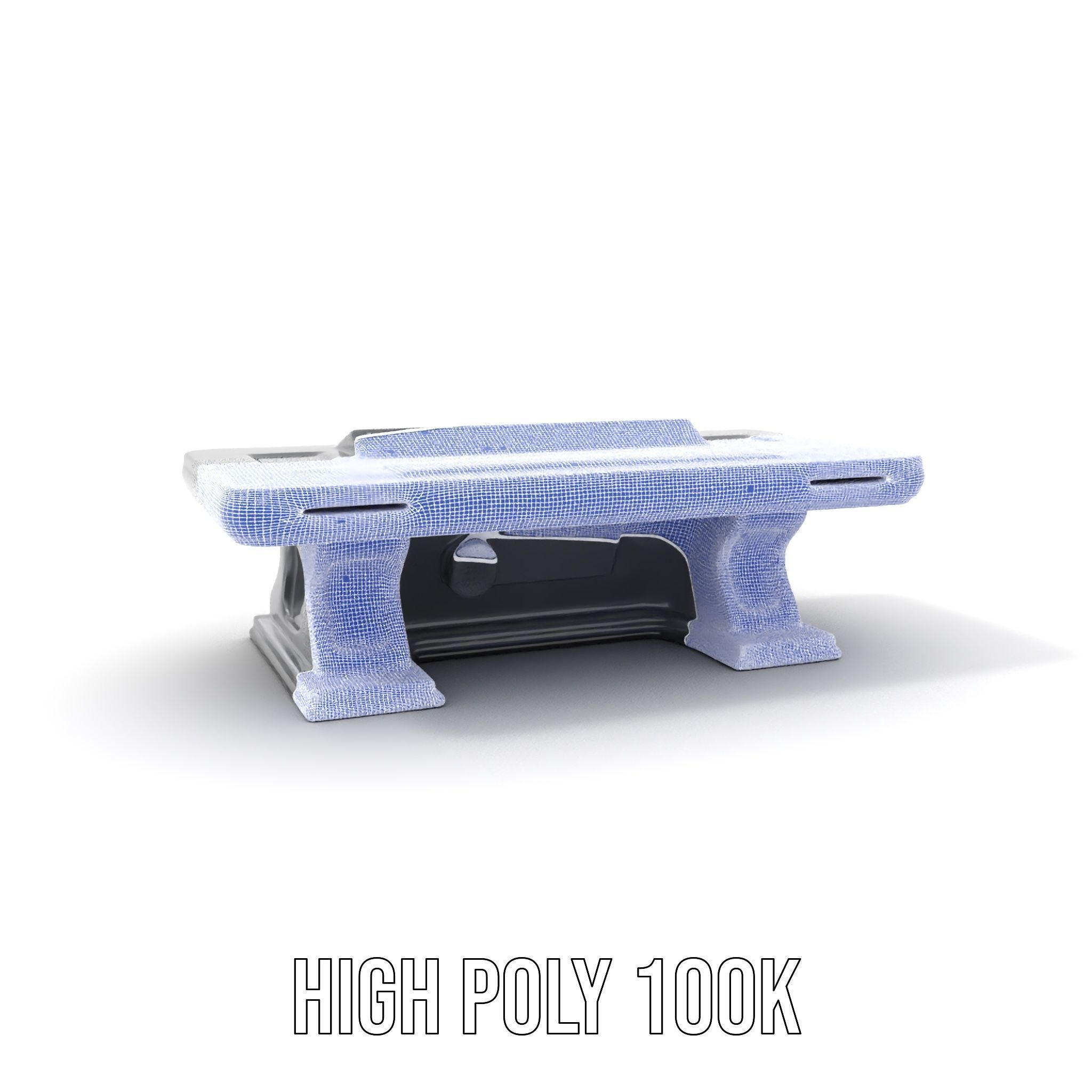 Futuristic Control Desk model pack with PBR Textures Low-poly 3D model_4