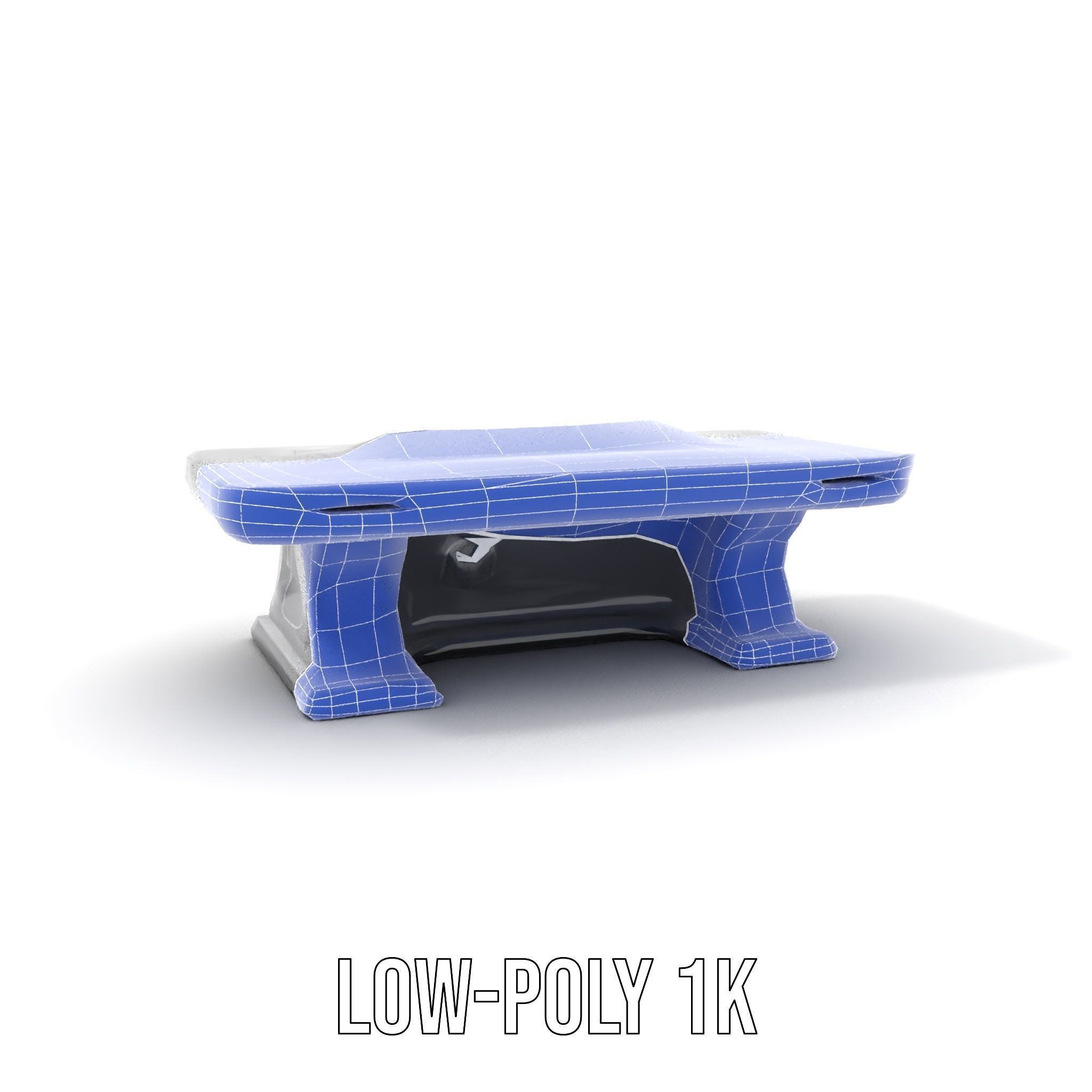 Futuristic Control Desk model pack with PBR Textures Low-poly 3D model_21