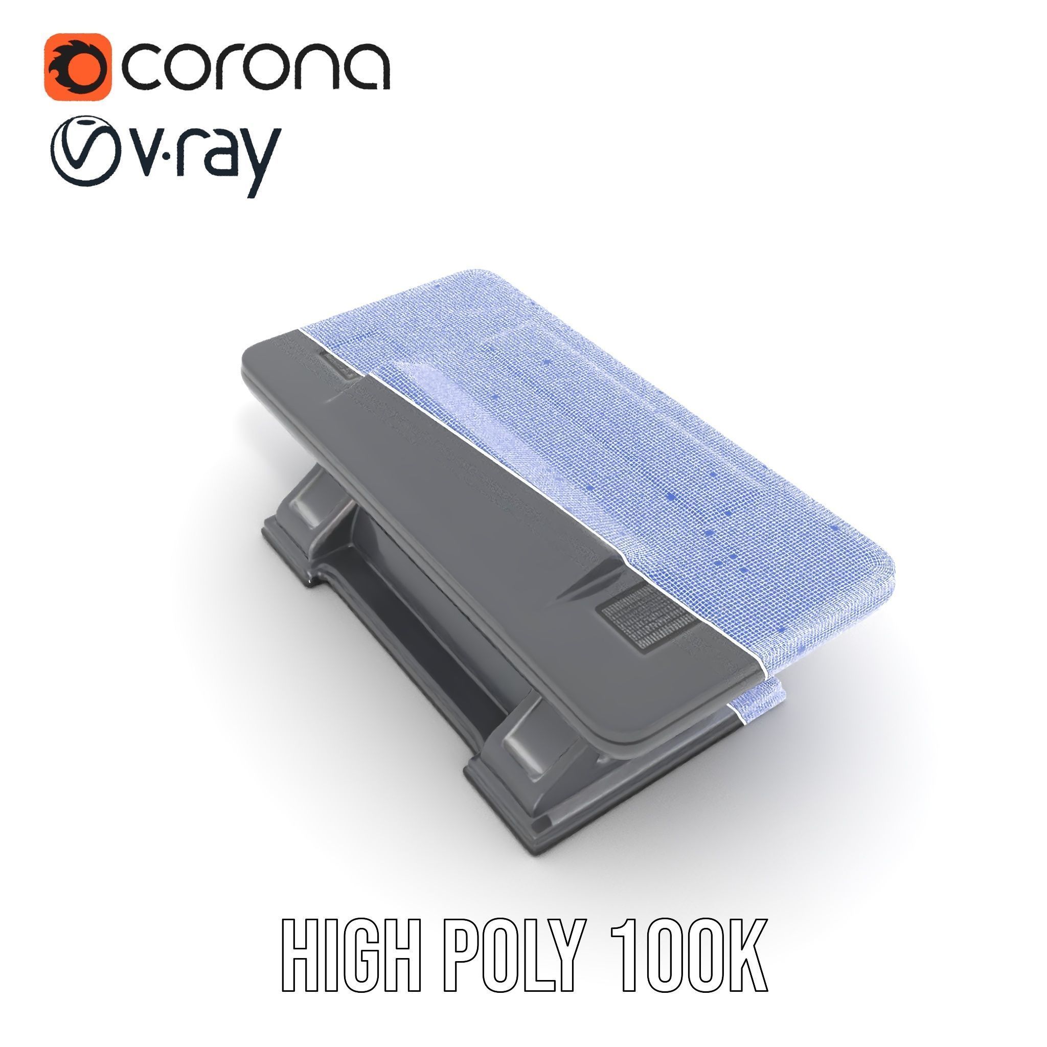 Futuristic Control Desk model pack with PBR Textures Low-poly 3D model_25