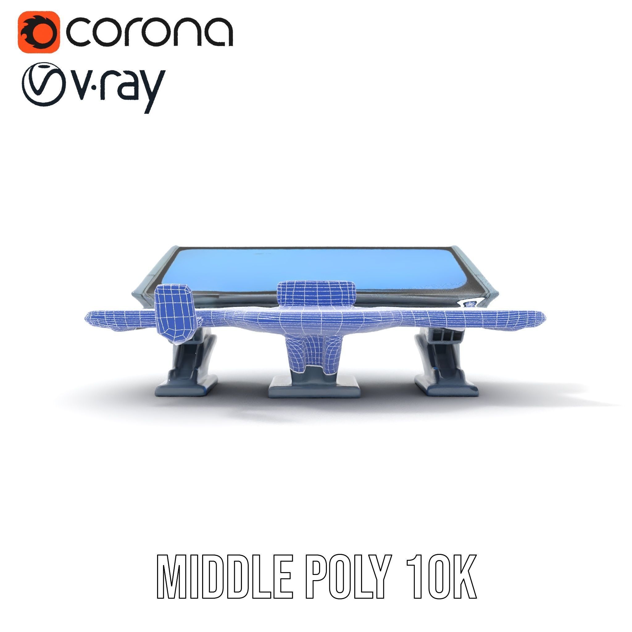 Futuristic Control Station Model Pack with Interactive Displa... Low-poly 3D model_30