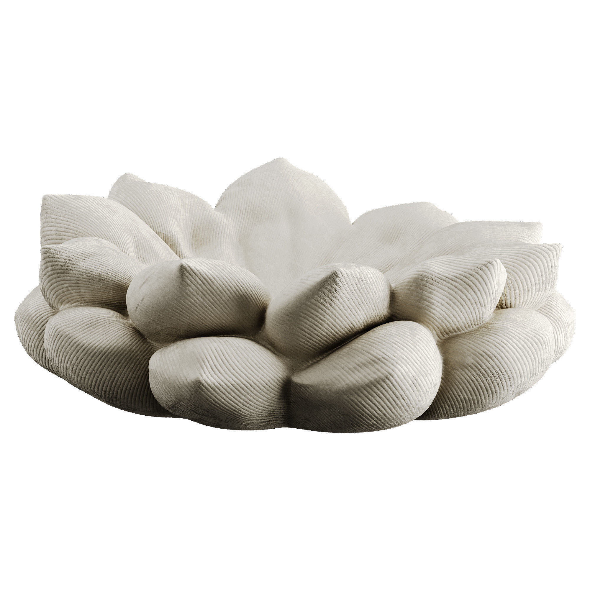 Bean Bag Low-poly 3D model_45