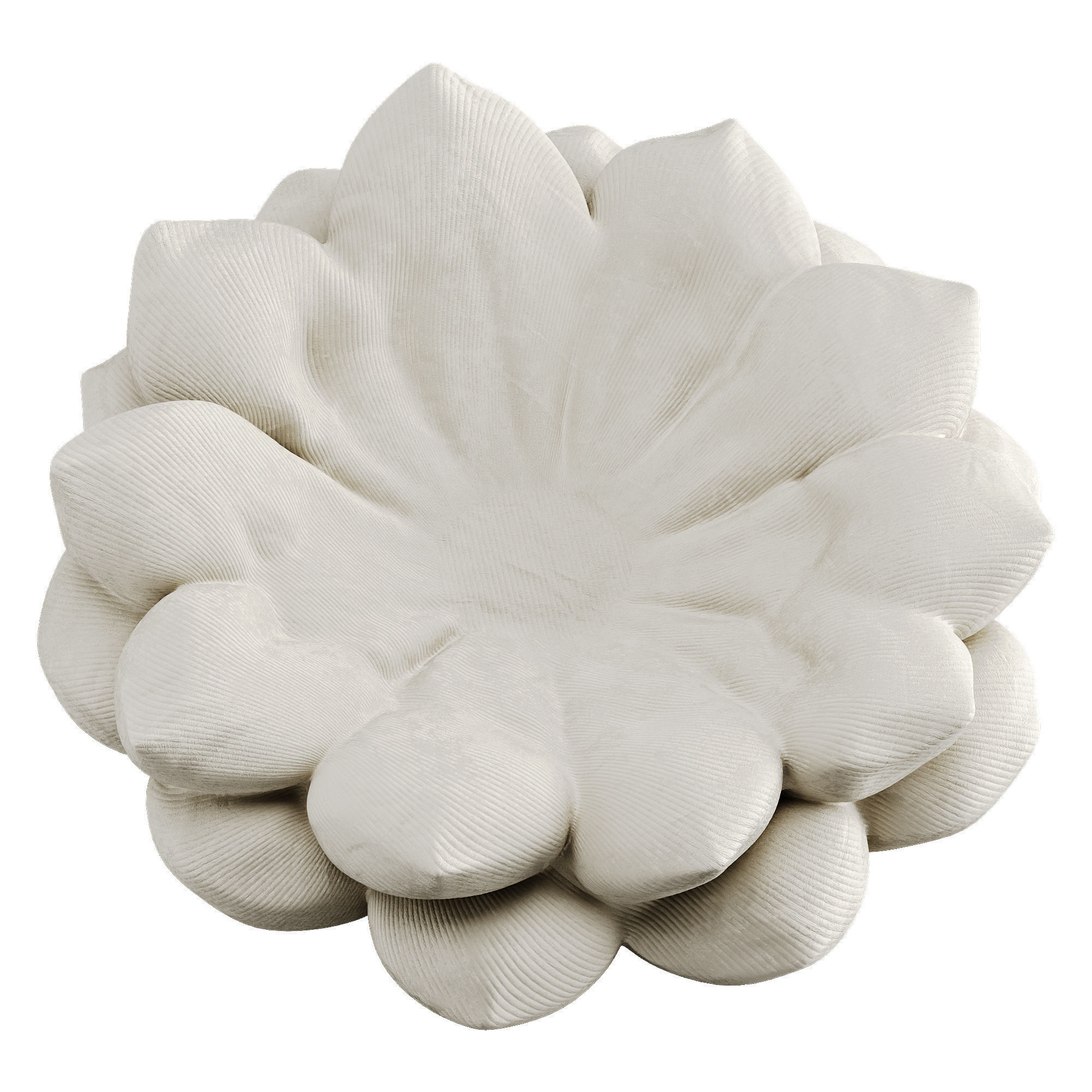 Bean Bag Low-poly 3D model_28