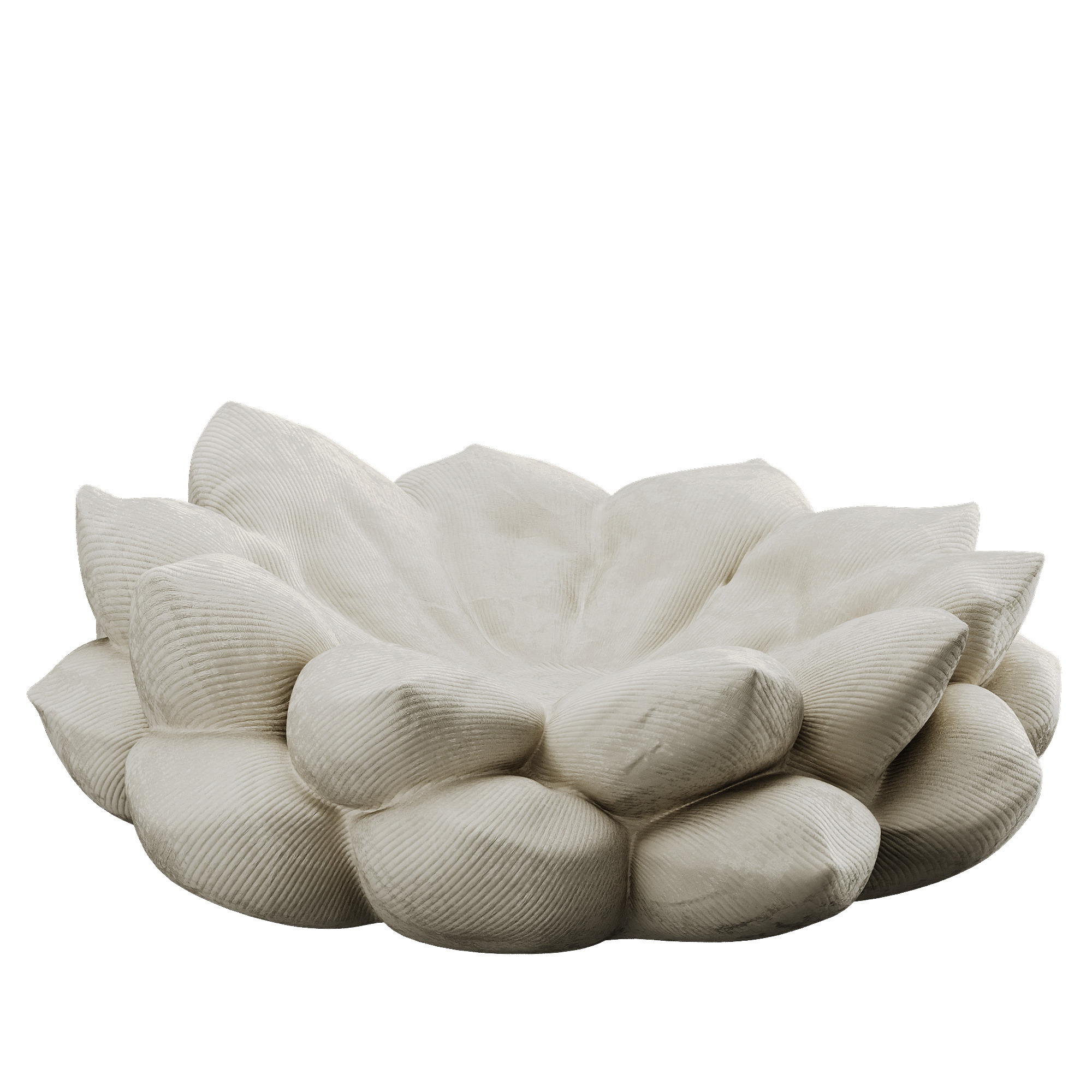 Bean Bag Low-poly 3D model_18