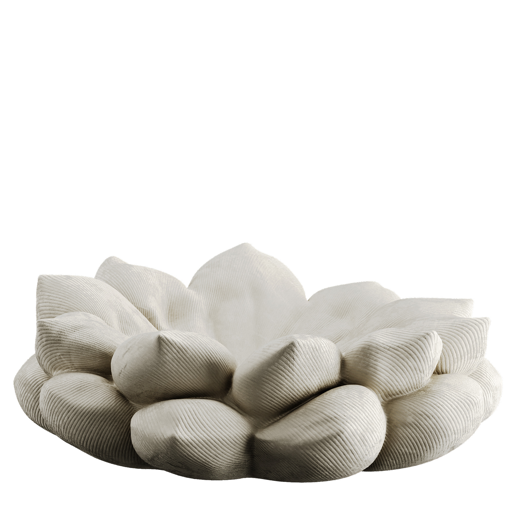 Bean Bag Low-poly 3D model_42