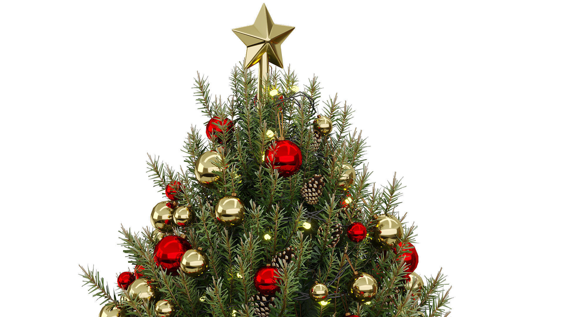 Christmas tree 2 3D model_4