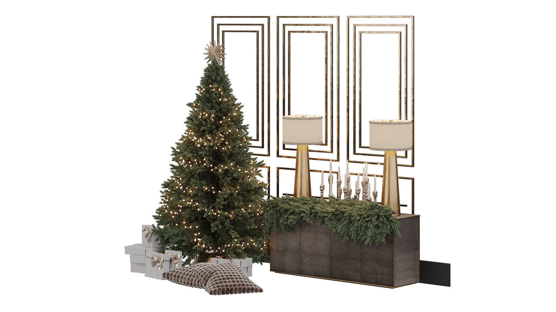 Christmas tree 3 3D model_1