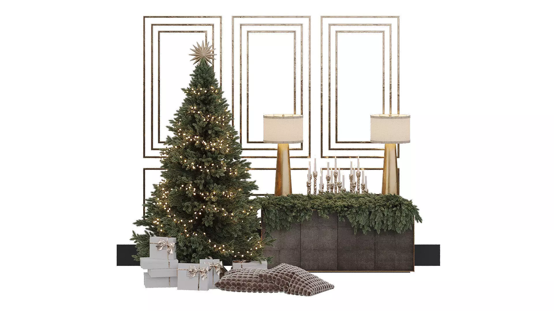 Christmas tree 3 3D model_0