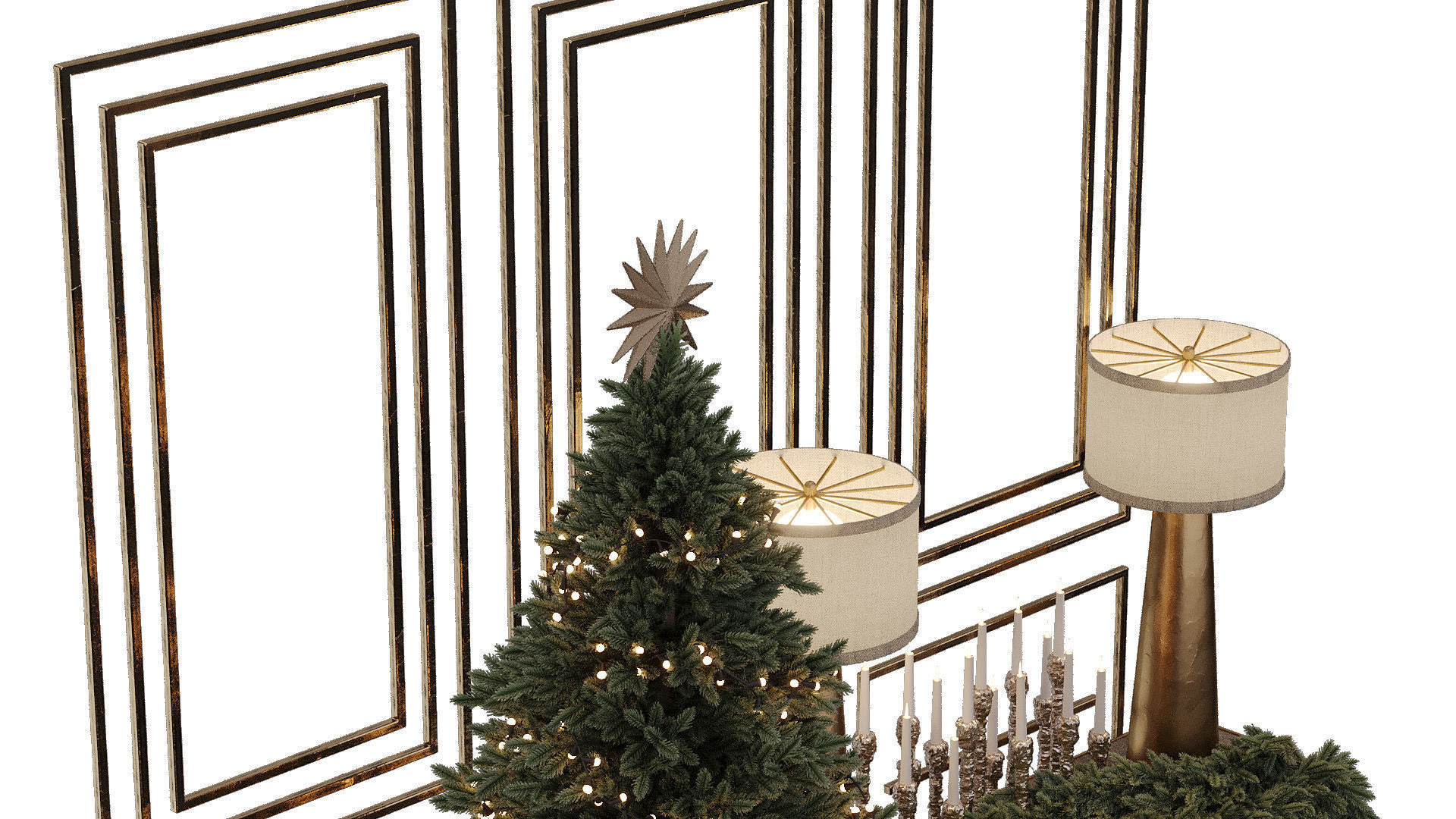 Christmas tree 3 3D model_4