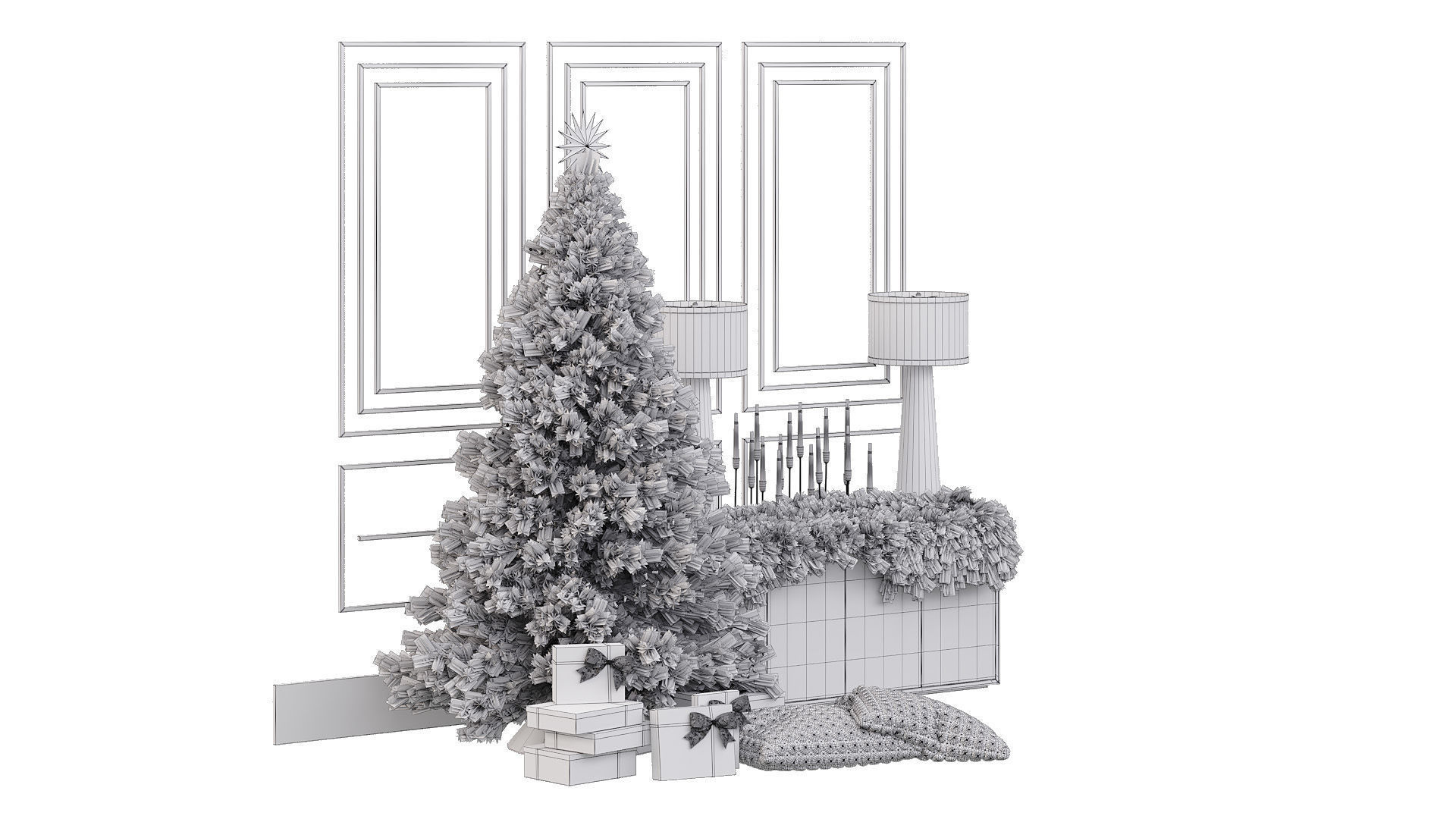 Christmas tree 3 3D model_5