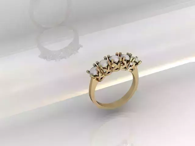 ring new solitaire 3D print model