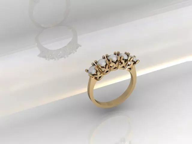 ring new solitaire 3D print model_0