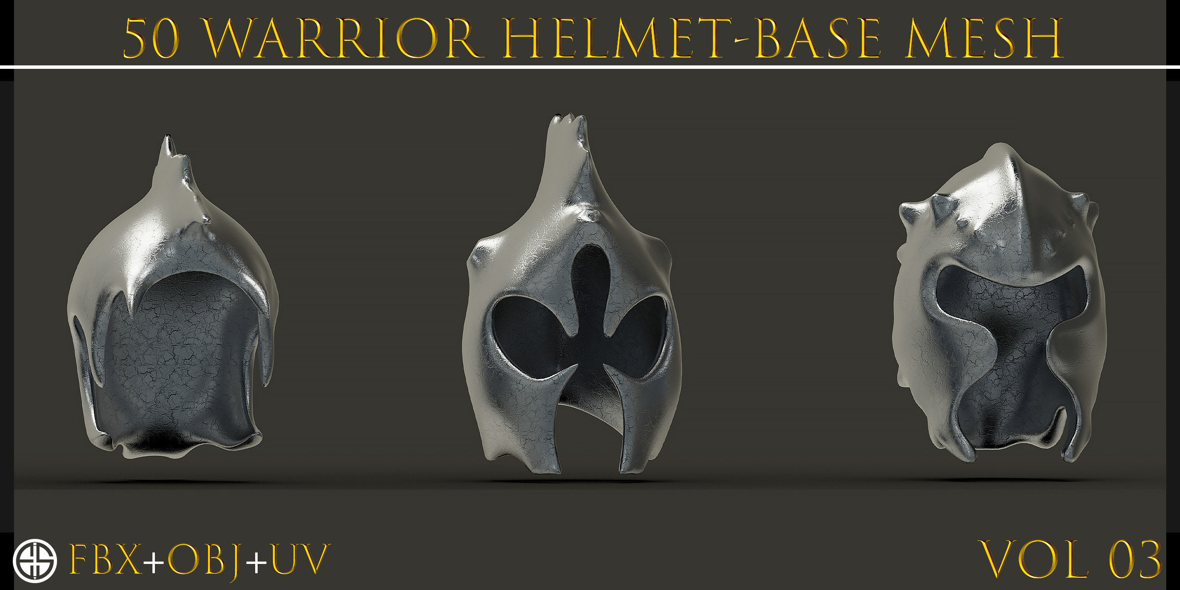 50 Models Of Helmet-Military - Army-Weapons-Vol 03 Low-poly 3D model_2