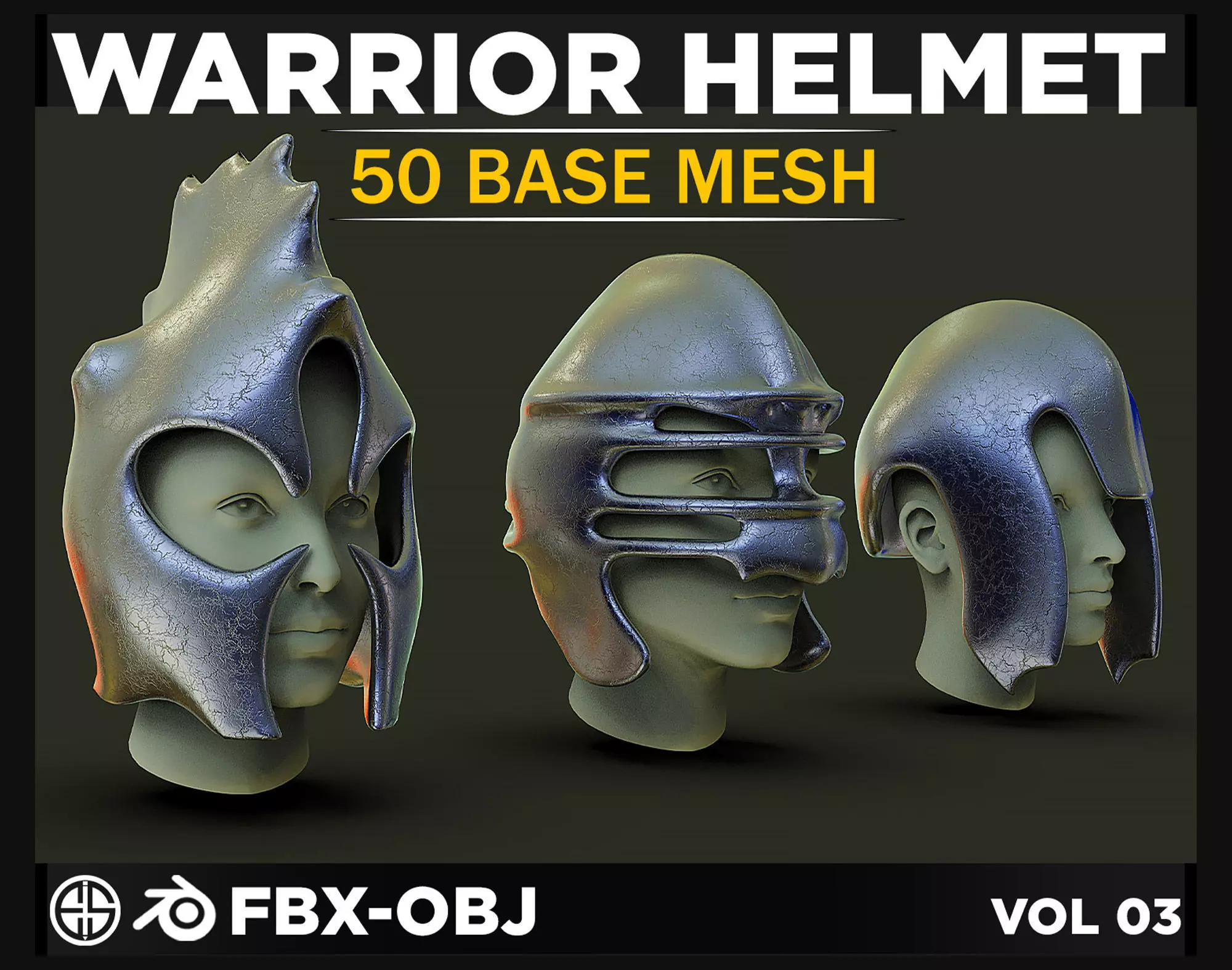50 Models Of Helmet-Military - Army-Weapons-Vol 03 Low-poly 3D model_0