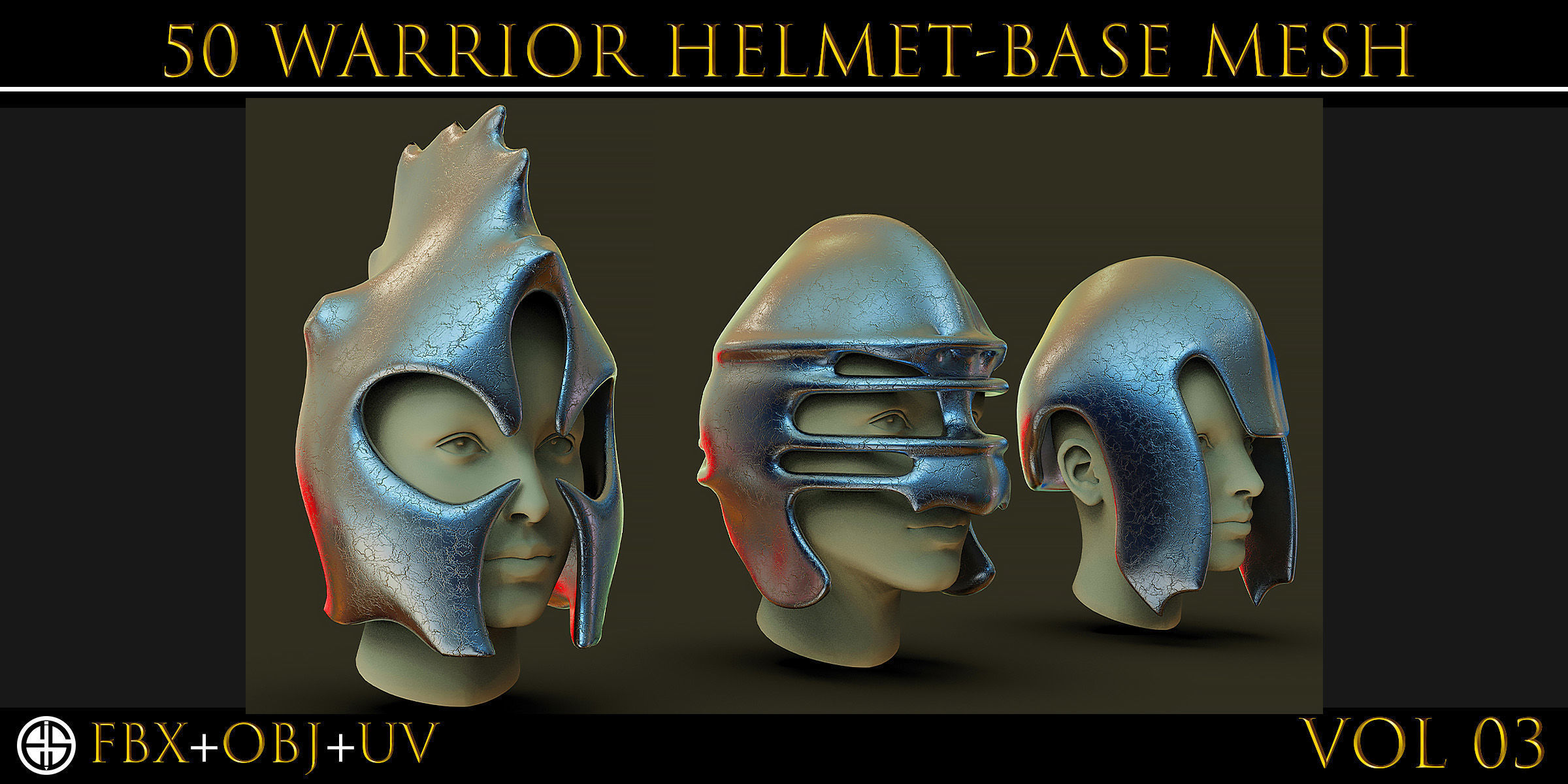 50 Models Of Helmet-Military - Army-Weapons-Vol 03 Low-poly 3D model_22