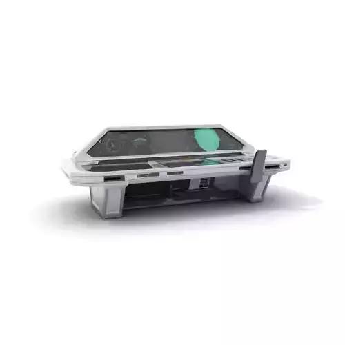 Futuristic Command Console Model Pack Low-poly 3D model