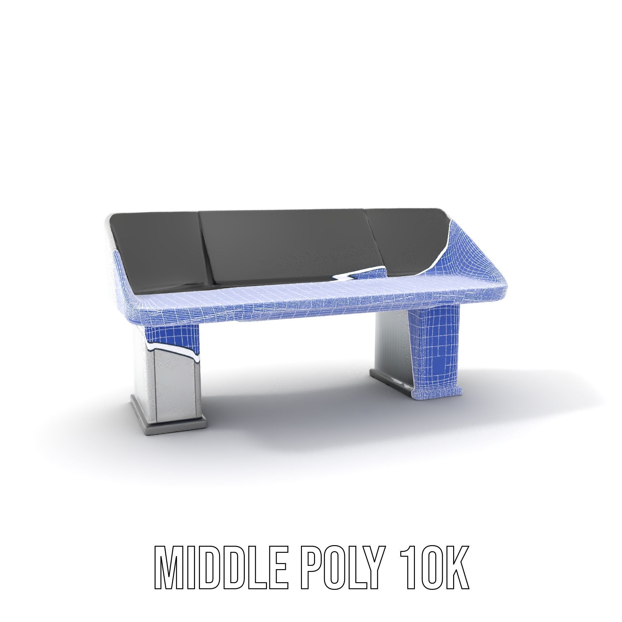 Modern Control Desk with Screen model pack Low-poly 3D model_28
