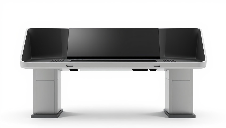 Modern Control Desk with Screen model pack Low-poly 3D model_3