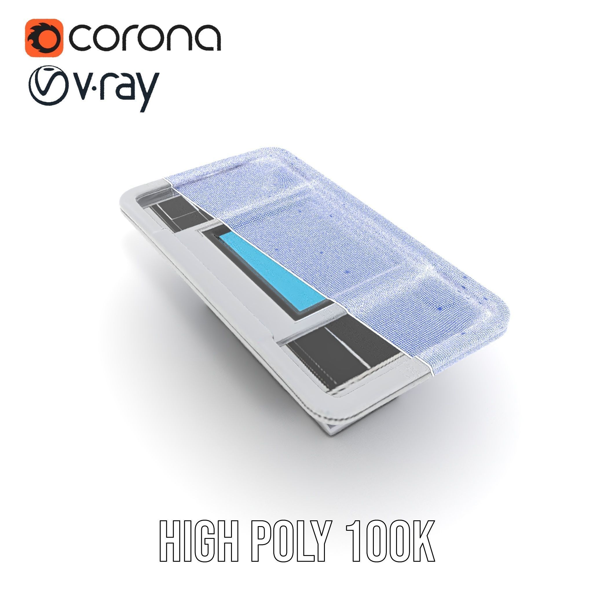 Futuristic Interactive Table Model Pack Low-poly 3D model_33